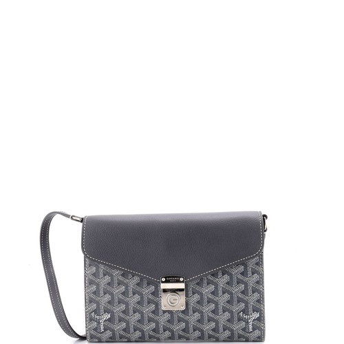 Goyard Chypre Wallet on Strap Coated Canvas with Leather