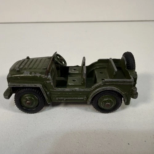 Dinky Toys #674 Austin Champ Army Car - Original Vintage