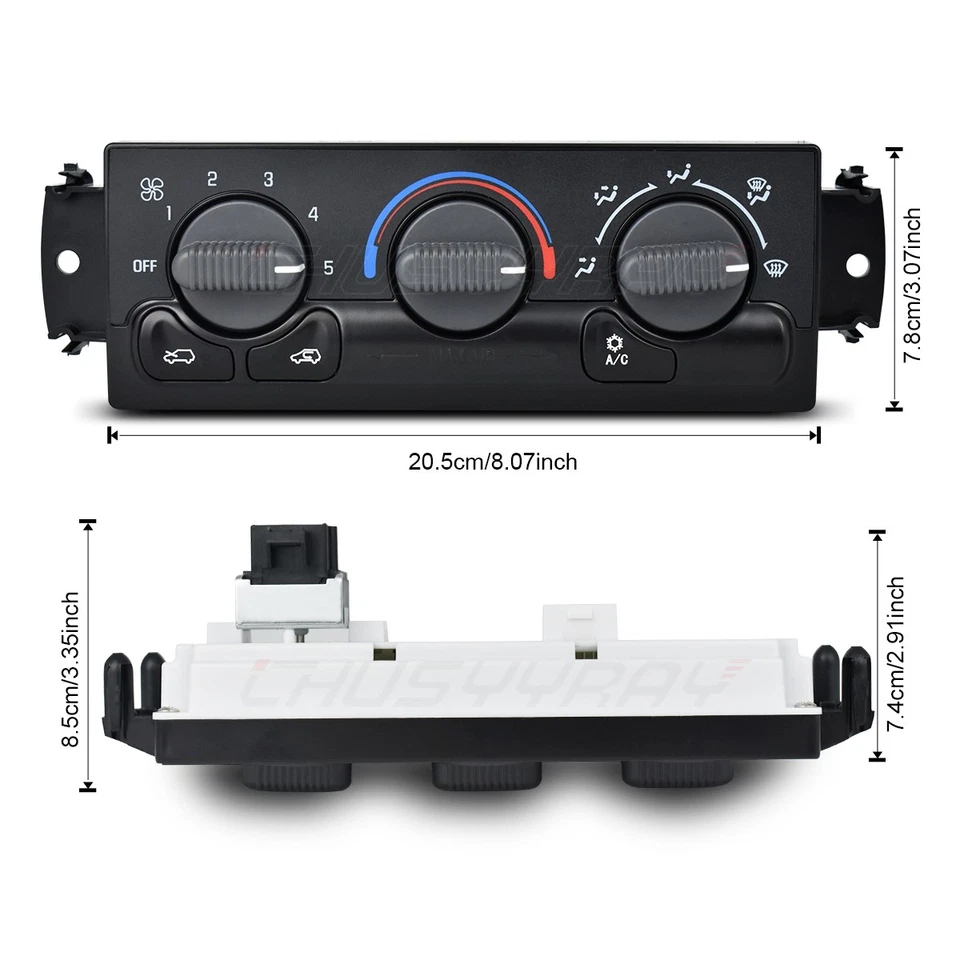 Módulo de control de clima de CA para Chevrolet Silverado 2500 1999-2002 599-266 Foto 4 de 4