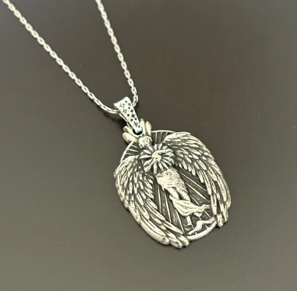 Collar Colgante Alex & Ani Ángel Guardián del Conocimiento Ajustable Poder Sabiduría Foto 2 de 4