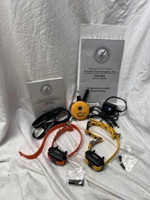 E-COLLAR-MINI EDUCATOR ET-300 REMOTE DOG TRAINING W/ TWO RX-090 COLLARS READ