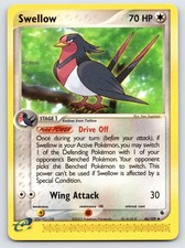 Swellow - Ruby and Sapphire 46/109 - MP Condition on eBay