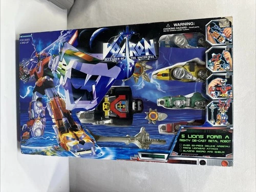 Vintage VOLTRON DEFENDER OF THE UNIVERSE 5 Lions Set Sealed Box 1997 Trendmaster