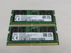 LOT OF 2X SK HYNIX 16GB DDR5 SODIMM RAM 1RX8 LAPTOP PC5-4800B HMCG78AEBSA095N
