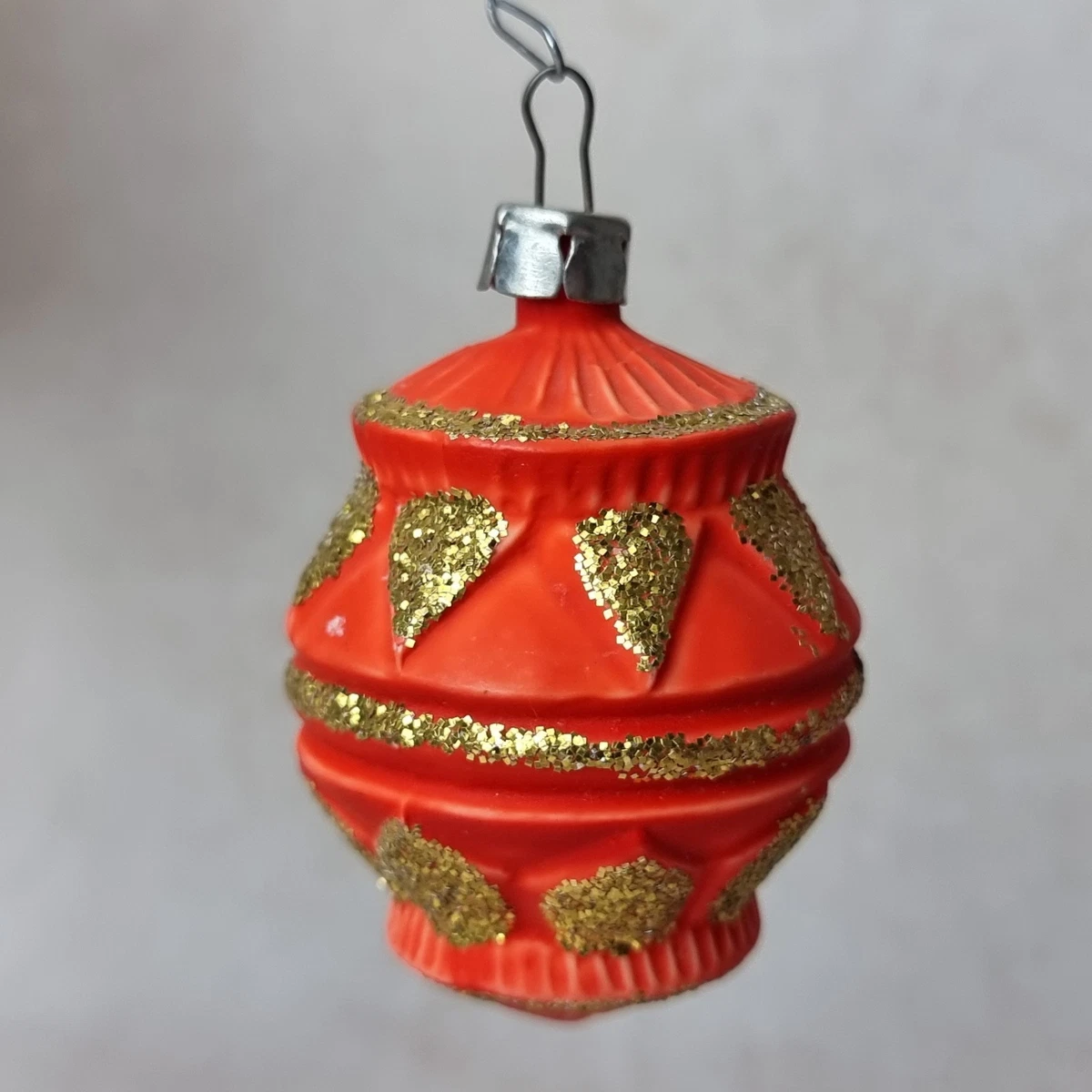 6 boules de Noël vintage tchèques en verre soufflé - France