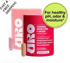 NEW URO Vaginal Moisture Mood  Vaginal Probiotic Capsules Combination
