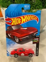 2021 Hot Wheels #10 HW Race Day 2/10 '64 Corvette Sting Ray Rot Chrome 5 Spoke