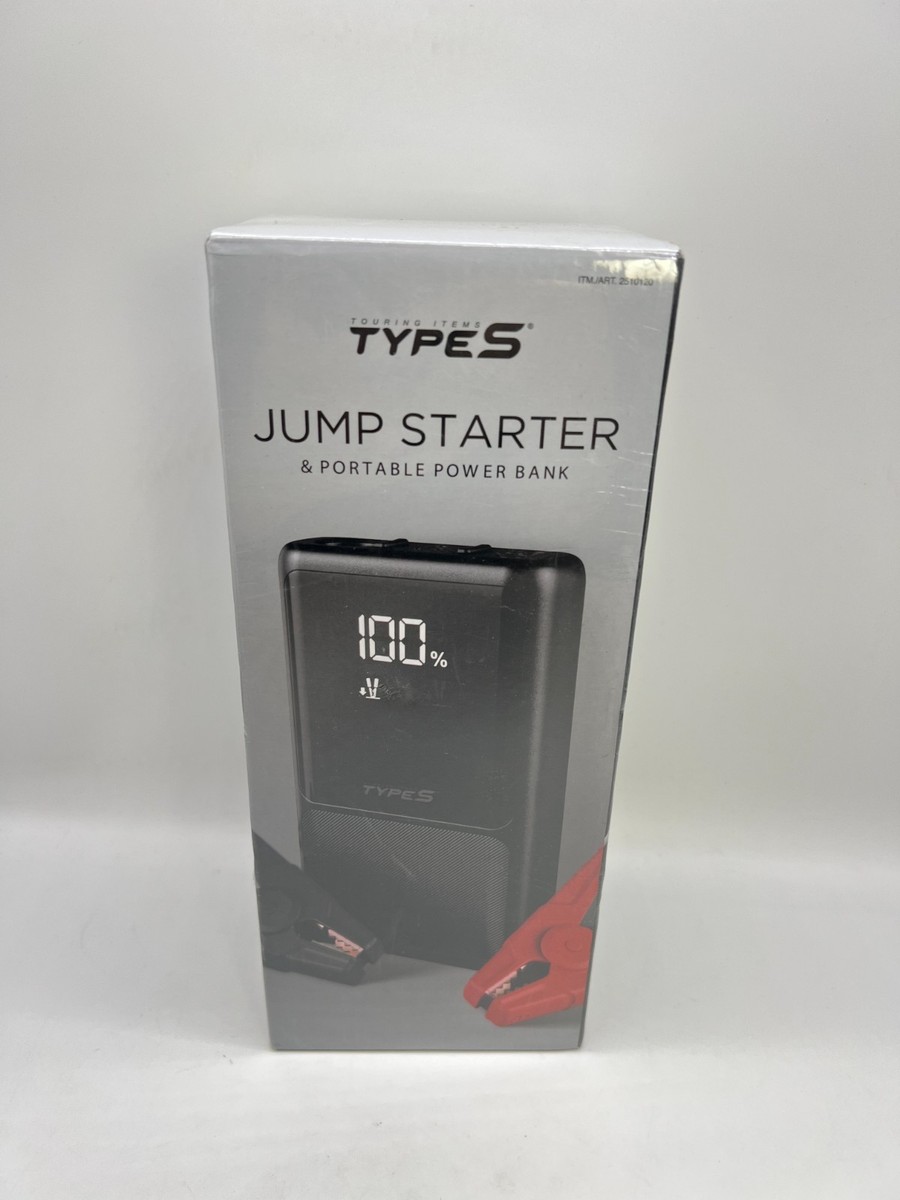 Brand New TYPE S 8600mAh Jump Starter & Portable Power Bank