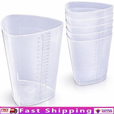 Triangular Measuring Cups W/ Graduated Markings Precise Liquid Measurement New
