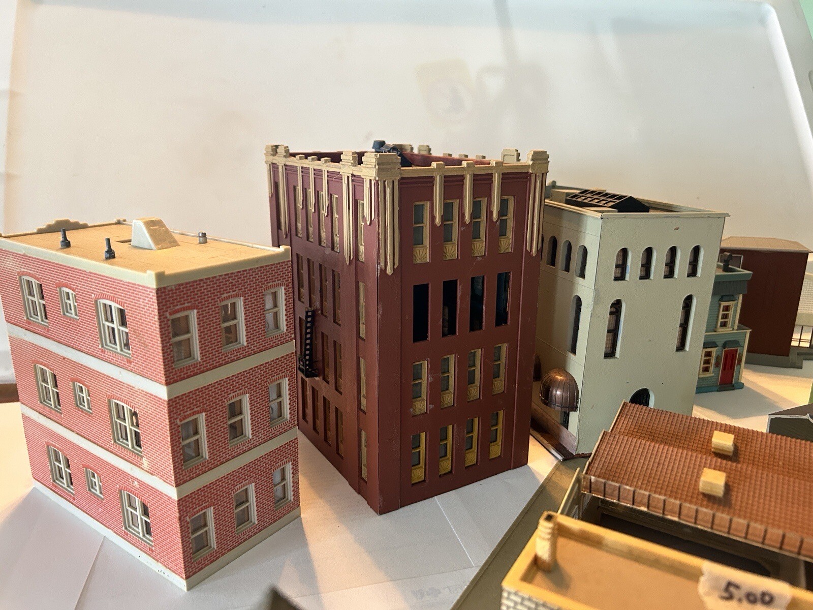 HO Scale Buildings Lot 187 Scale Assembled eBay
