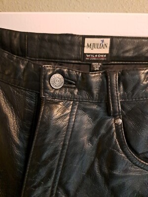 MJulian Wilsons Leather Experts Size 34  Rare Condition 39'' Long??