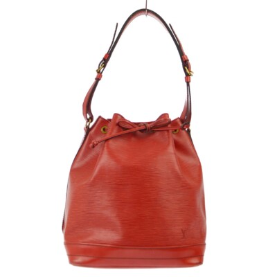 Louis Vuitton NOE DRAWSTRING SHOULDER BAG RED EPI M44007 VI0962 XX11620