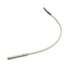 Watlow E1J40 Firerod Cartridge Heater Ø1/4" x 1-1/2", 120V 100W, 9" Armored Lead