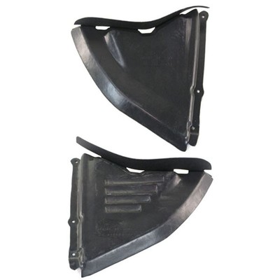 Engine Splash Shield Set of 2 compatible with 2004-2005 BMW 645Ci Under Cover Right and Left Side