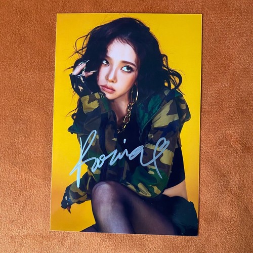 aespa KARINA Autographed Signed Photo Whiplash K-POP PhotoCard Collection #Nice - Picture 2 of 5