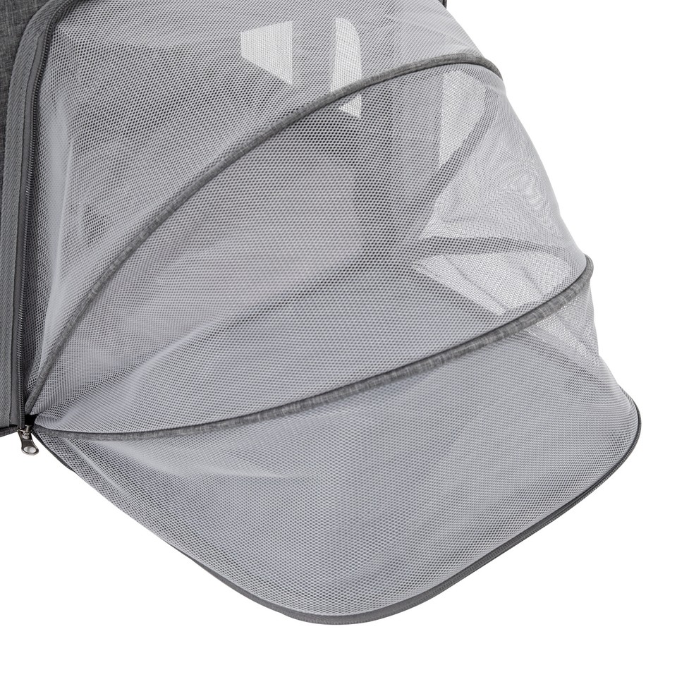 Double Compartment Portable Pet Kennel Pet Travel Carrier with Divider