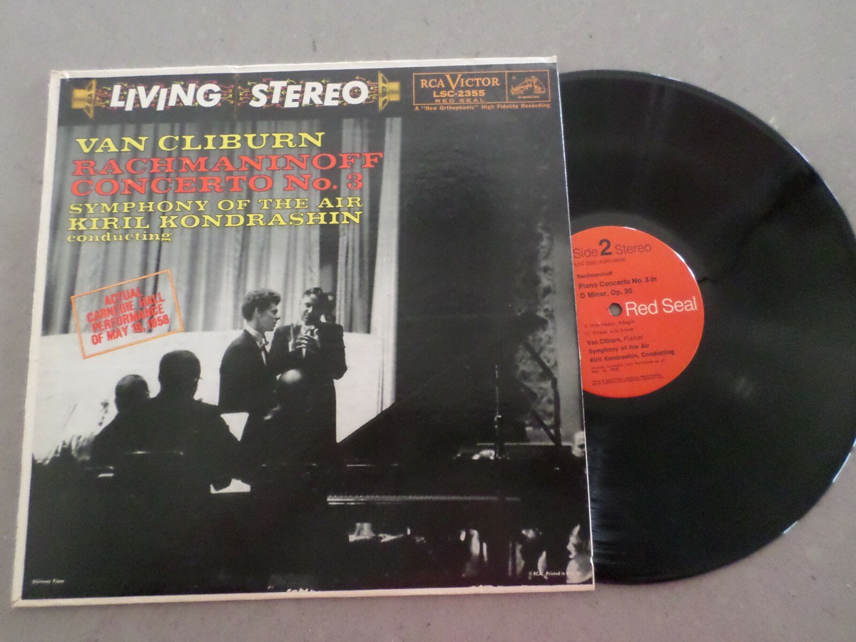 独LP Van Cliburn Rachmaninoff: Konzert Fur Klavier Und Orchester Nr. 3 D-moll, Op. 30 LSC2355 RCA VICTOR RED SEAL /00260 Van Cliburn - Rachmaninoff Concerto No. 3 - RCA LSC-2355 NM