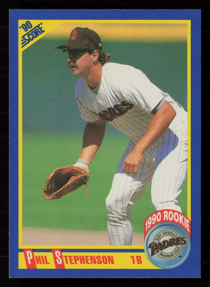 1990 Score Phil Stephenson #642 RC Rookie San Diego Padres Baseball Card
