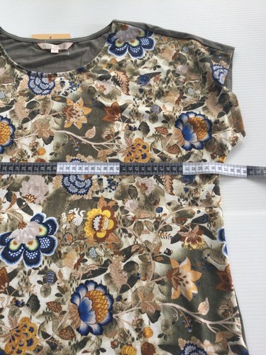 NONI B floral short sleeved embellished T Shirt Size Large (L) NWT - Picture 6 of 8