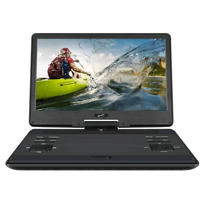 Supersonic 14-Inch Portable LED DVD Player with Built-in Hybrid TV Tuners