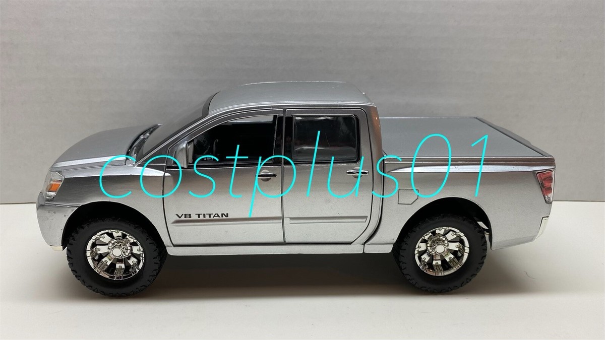 1/24 ホットウィール 日産 タイタン V8 ハイリフト カスタム jada JADA HIGH PROFILE NISSAN TITAN 1:24 SILVER | eBay