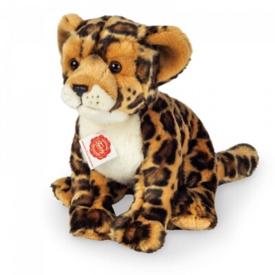 TEDDY HERMANN PLÜSCHTIER LEOPARD SITZEND 27 cm