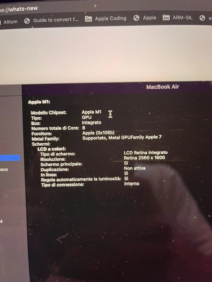 Apple MacBook Air 13" M1 · 16GB · 2TB, foto 1 di 2
