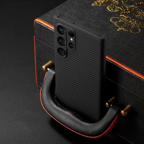 100% Aramid Carbon Faser Hülle Slim Case für Samsung Galaxy S23 Ultra/S23+/S23 - Picture 97 of 130