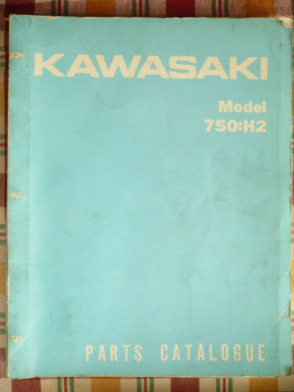 KAWASAKI 750 H2 PARTS LIST/ PARTS CATALOGUE 1971 /1972 Oogst