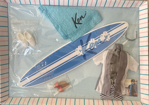 Ken Complete Outfit Fashions For Ken Surfboard Towel Swimsuit Glasses