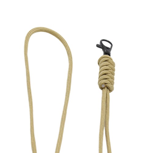 Outdoor Lighting Lanyard Reusable Camping Rope Hanging Phone Holder Cord (Khaki) - Zdjęcie 3 z 5