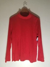 Charter Club Red Long Sleeve Pima Cotton Turtleneck Size XL NWT