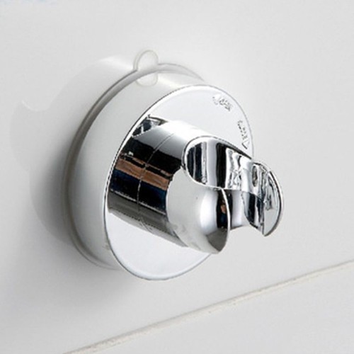 Nail-free Wall Mount Shower Bracket Suction Cup Shower Holder Height Adjustable - Picture 5 of 8