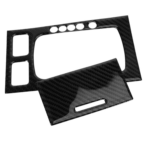 Cubierta de borde de caja de almacenamiento de cambio de engranajes de fibra de carbono apta para Acura TL 2009-2014 - Imagen 4 de 5