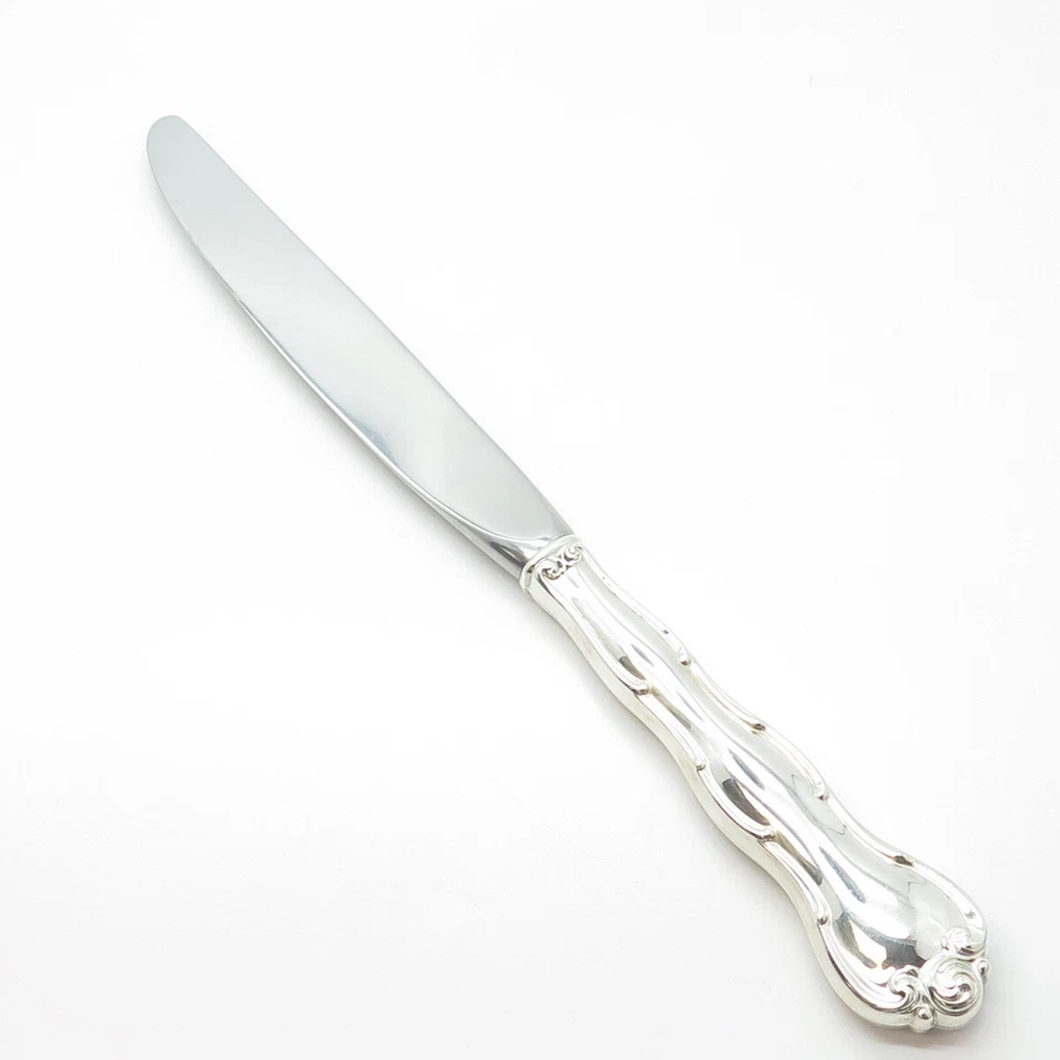 Cuchillo hueco Gorham Rondo 1951 vintage de plata de ley 925 y acero inoxidable Foto 4 de 4