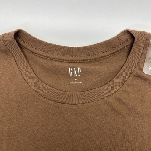 Gap Men's Gap Athletic 1969 Short Sleeve Raised Letter T Shirt Brown Size XL New - 第 2/9 張圖片