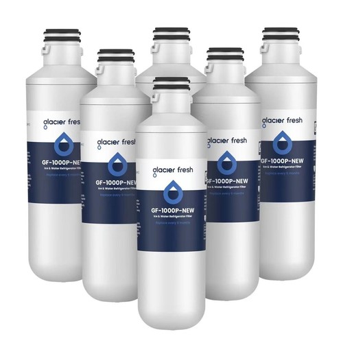 GLACIER FRESH LT1000PC Replacement Water Filter, 6 Pack