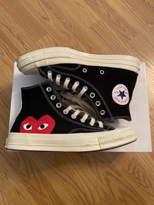 comme des garcons play x converse chuck taylor high