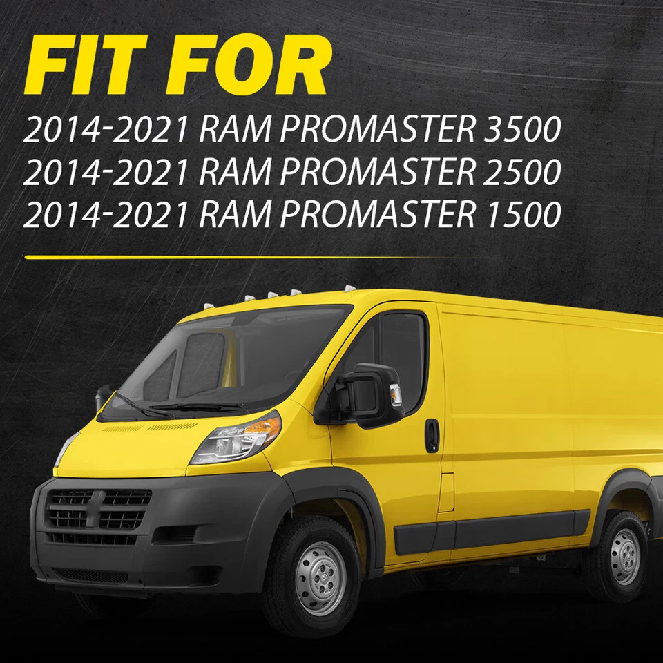 Ручка раздвижной двери с кабелем подходит для 2014-2021 ProMaster Ram 1500 2500 3500 - Изображение 2 из 4