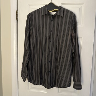 calvin klein classic fit dress shirt Refined Cotton Stretch Slim Fit Dress Shirt