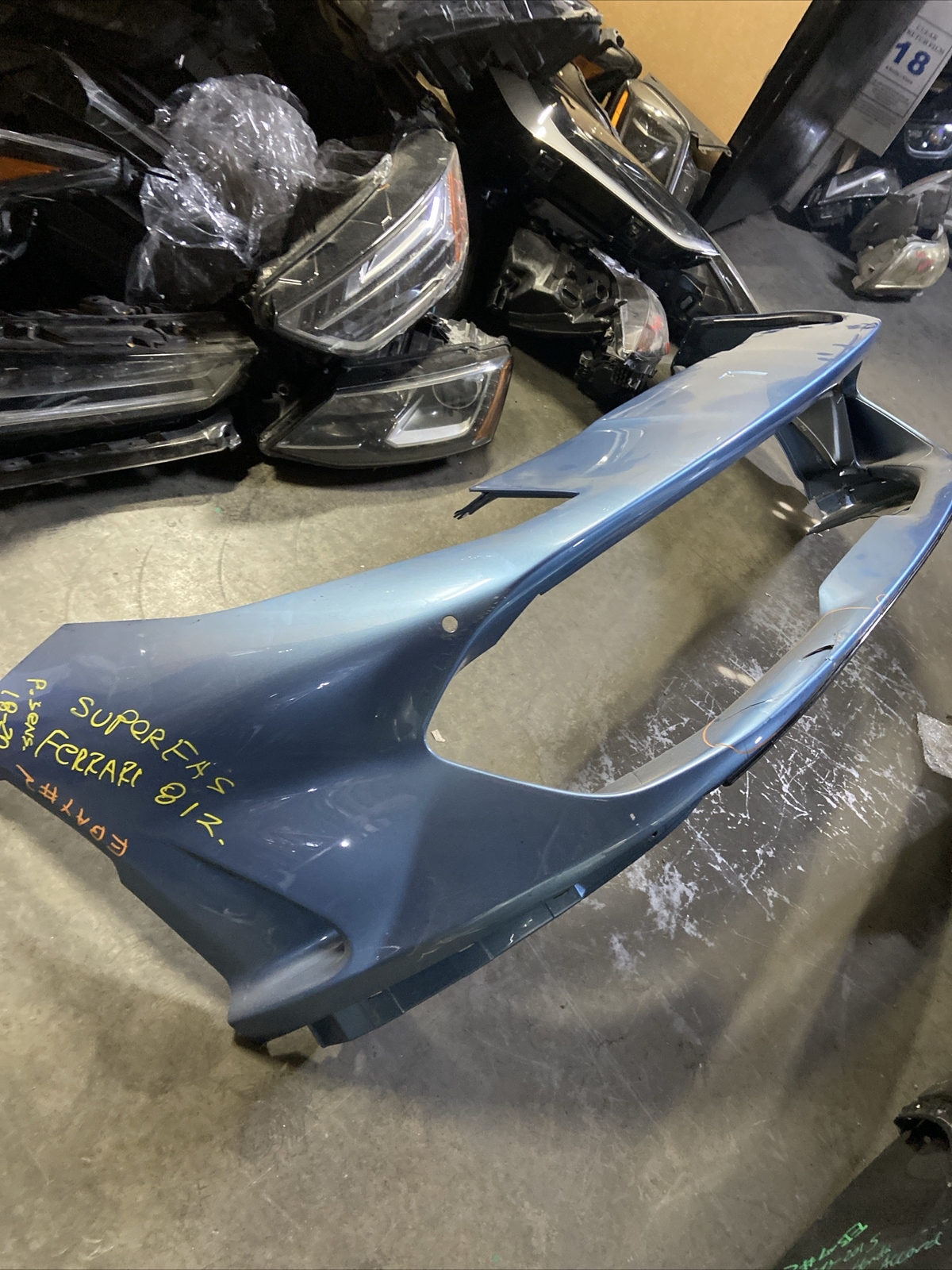 2018 2019 2020 FERRARI 812 SUPERFAST FRONT BUMPER COVER OEM USED