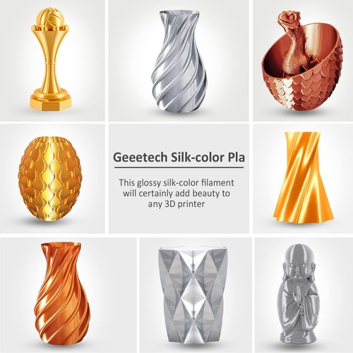 2KG GIANTARM 3D Drucker Filament Seidig Kupfer PLA 1KG 1.75MM Glänzend Glänzend - Bild 7 von 9