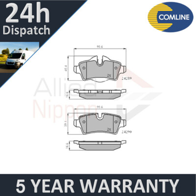Fits Mini Cooper One Clubman JCW Clubvan Allied Nippon Rear Brake Pads Set