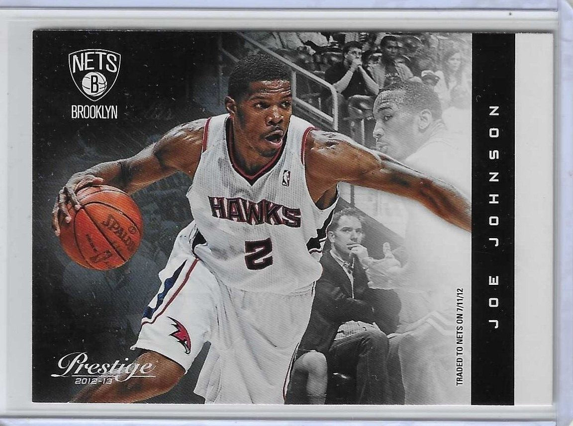 2012-13 Panini Prestige Basketball Joe Johnson Card #83 Brooklyn Nets