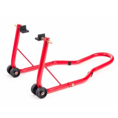 Heavy Duty Motorcycle Paddock Stand Rear Wheel Motorbike Swing Arm Cup