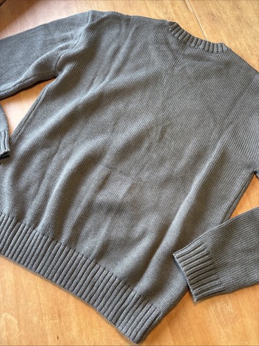 155 Ralph Lauren CORGI Dog Intarsia Knit Sweater Jumper taupe L runs small NEW - Picture 7 of 8