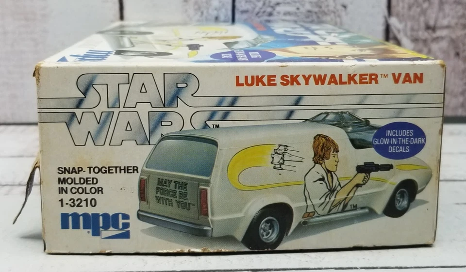Star Wars Original Luke Skywalker Van Model Kit Cello Lot (2) Vintage 1970s - Image 3 of 4