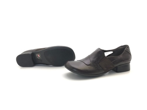 Port Louis Damen Halbschuhe Slipper Loafers Comfort Braun Gr. 39 (UK 6) - Picture 2 of 8