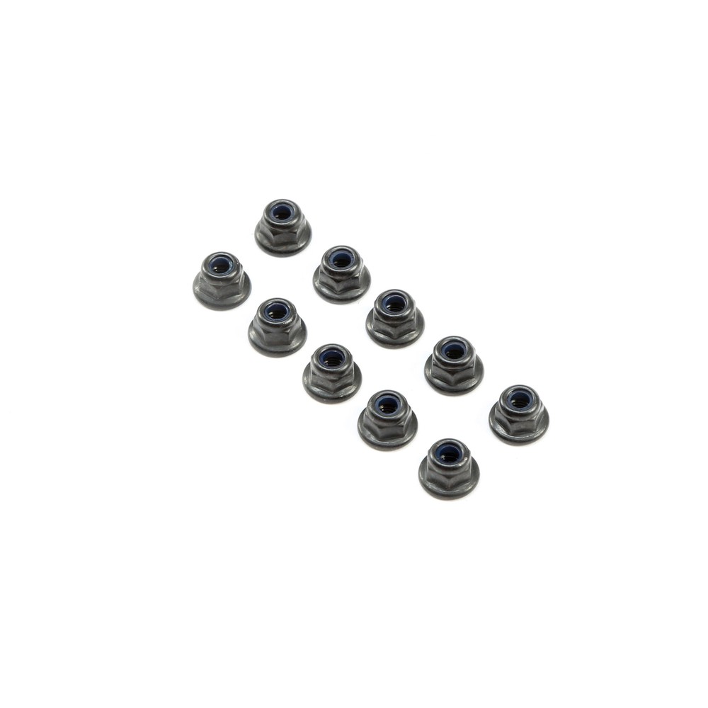 Team Losi Racing M3 Flanged Lock Nuts 10 TLR245016 Gas Car/Truck Replacement