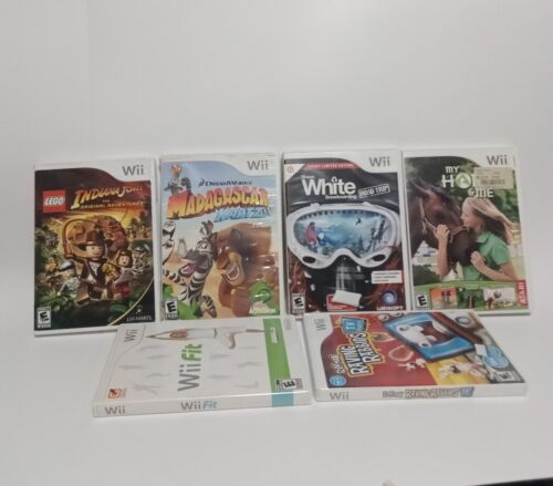 Nintendo Wii Rvl-001 Console Bundle And 6 Games - Picture 3 of 4